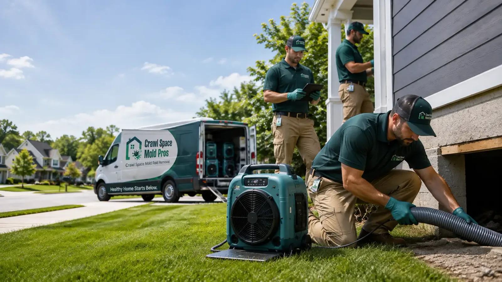 Crawl Space Mold Removal in Barnstable, MA